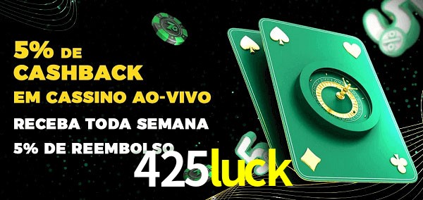 Promoções do cassino ao Vivo 425luck